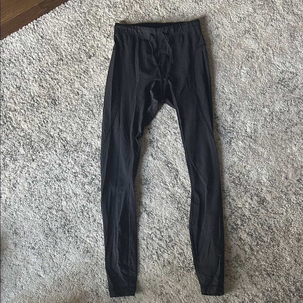 Lululemon black drawstring leggings